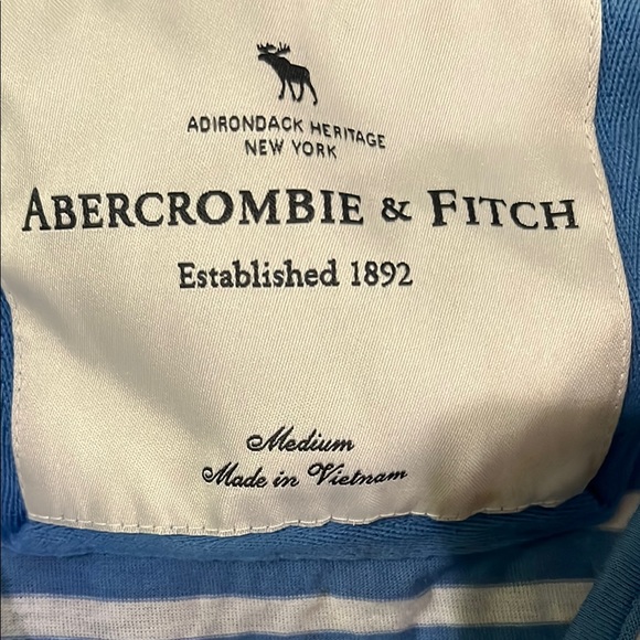 Abercrombie & Fitch Blue Smocked Blouse - Picture 2 of 2